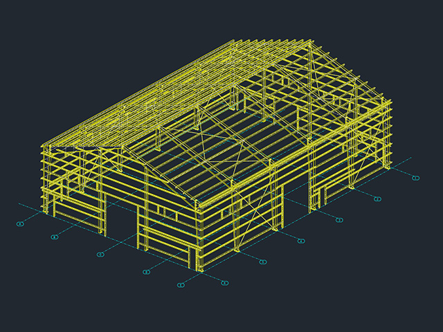 Steel Frame building for Blueberry Farming in Canada Steel Frame building for Blueberry Farming in Canada