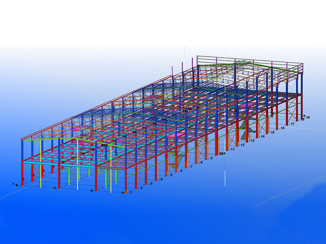 800 Tons Two-story Steel Structure Building 800 Tons Two-story Steel Structure Building