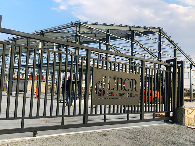 Steel Structure Warehouse with Mezzanine and Office in Israel Steel Structure Warehouse with Mezzanine and Office in Israel