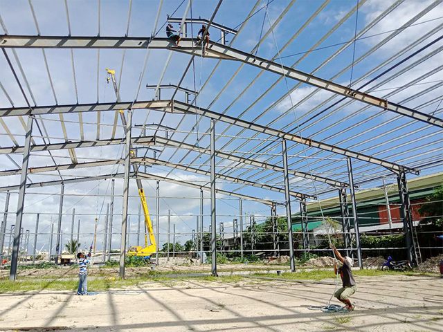 Prefabricated Steel Structure Warehouse in the Philippines Prefabricated Steel Structure Warehouse in the Philippines