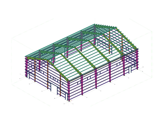 Steel Frame building for Blueberry Farming in Canada Steel Frame building for Blueberry Farming in Canada