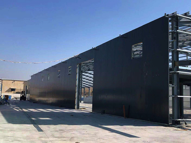 Steel Structure Warehouse with Mezzanine and Office in Israel Steel Structure Warehouse with Mezzanine and Office in Israel