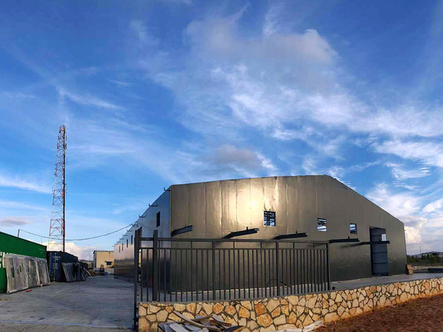 Steel Structure Warehouse with Mezzanine and Office in Israel Steel Structure Warehouse with Mezzanine and Office in Israel