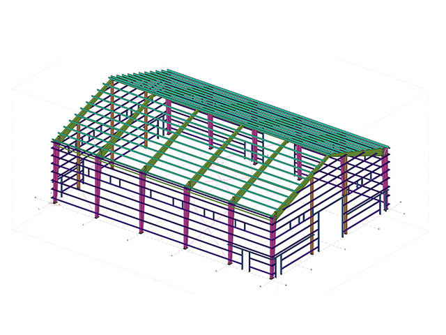 Steel Frame building for Blueberry Farming in Canada Steel Frame building for Blueberry Farming in Canada