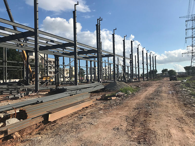 800 Tons Two-story Steel Structure Building 800 Tons Two-story Steel Structure Building