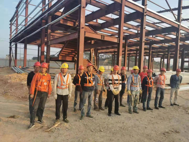 Two-Story Steel Structure Factory Building for Health Food Production Two-Story Steel Structure Factory Building for Health Food Production