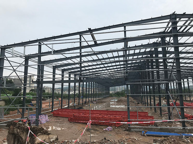 Steel Workshop Building for Highway Bar Processing in China Steel Workshop Building for Highway Bar Processing in China