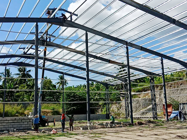 Prefabricated Steel Structure Warehouse in the Philippines Prefabricated Steel Structure Warehouse in the Philippines