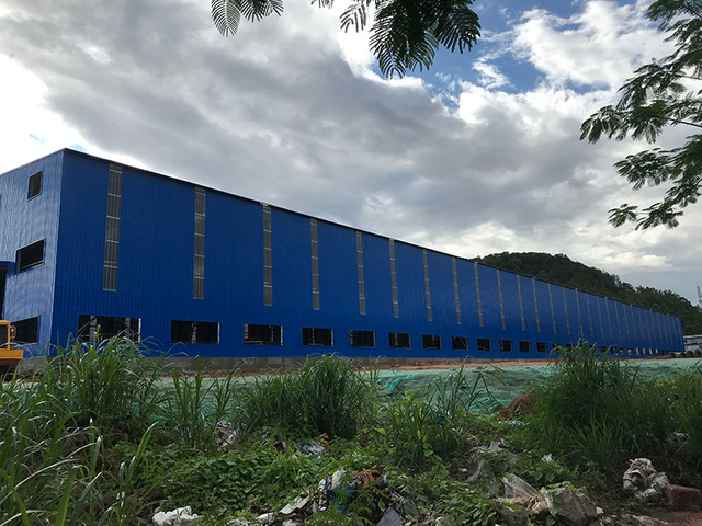 Steel Workshop Building for Highway Bar Processing in China Steel Workshop Building for Highway Bar Processing in China