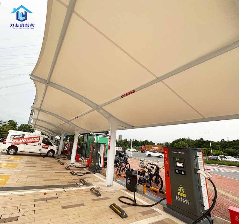 Steel Structure Carport Canopy for Car Parking Shed - Guangdong Liyou ...