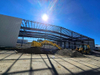 2025 Airplane Hanger Vertical Hangar Beams Purlin Bridging Being Installed Wall Sheeting Hangar Vertical System 200x125 Building