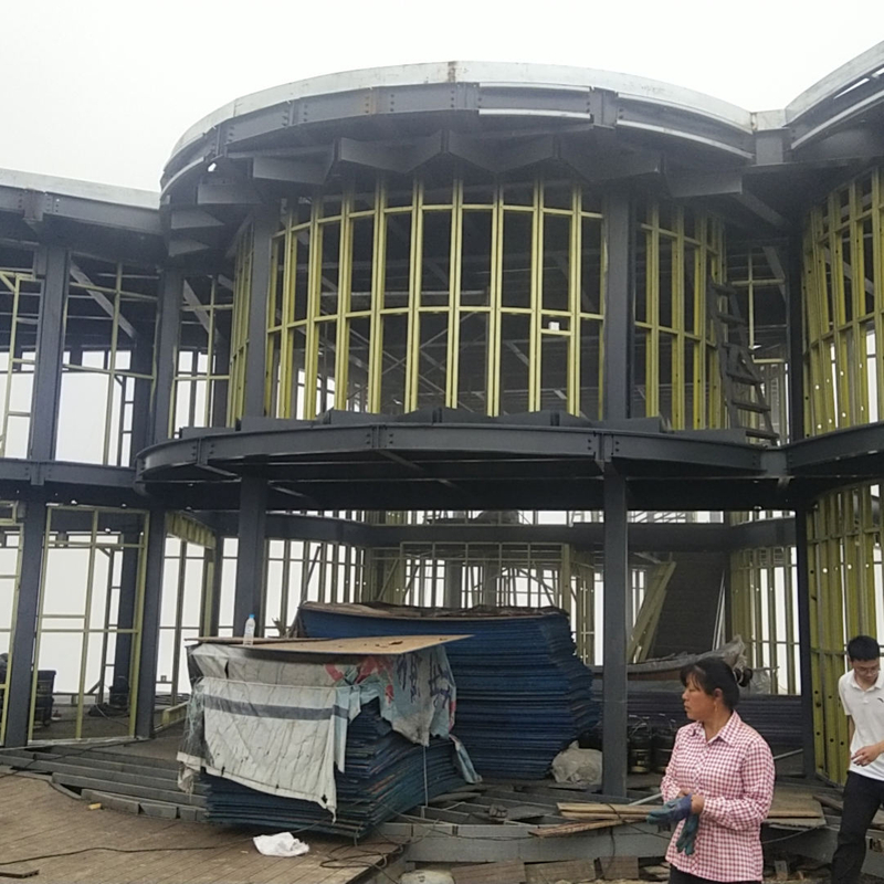 Irregular Special-Shaped Steel Structure Visitor Center