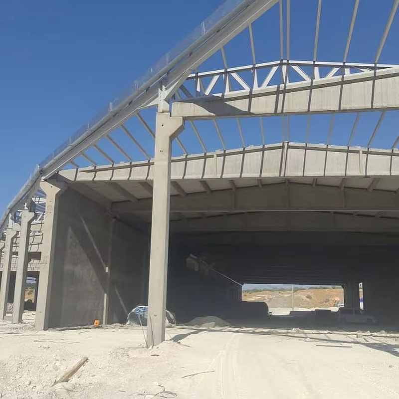 2025 1st Stage 1,350 M2 Steel Construction Roof Construction Work Steelconstruction Steelfactory Steelstructures Steel Building