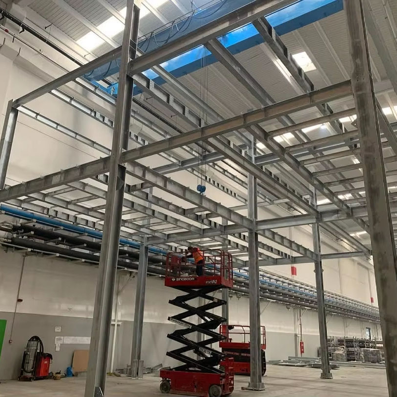 2025 Storehouse Warehouse Depot Depository Depositary Wareroom Steel Construction Galvanized Machine Platform Steel Building