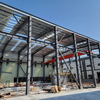 China Steel Structure Frame Metal Workshop with Crane and Ridge Vent