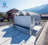 Luxury A-Frame Low-Rise Villa Heat-Insulated Modular Home Prefab Tiny Triangle House for Apartment Prefab Cottage