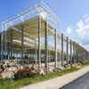 2024 Professional Design Painted Steel Material Metal Framing Processing Workshop With Crane Beam