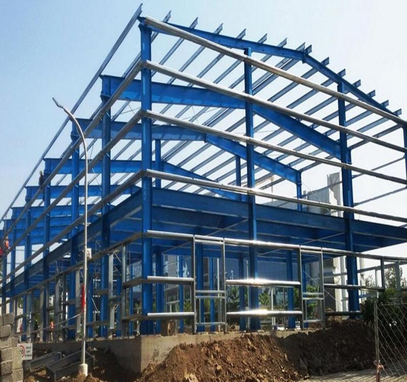 Fast Setup Hall Prefabricated Metal Structural Construction Warehouse Design Prefab Building