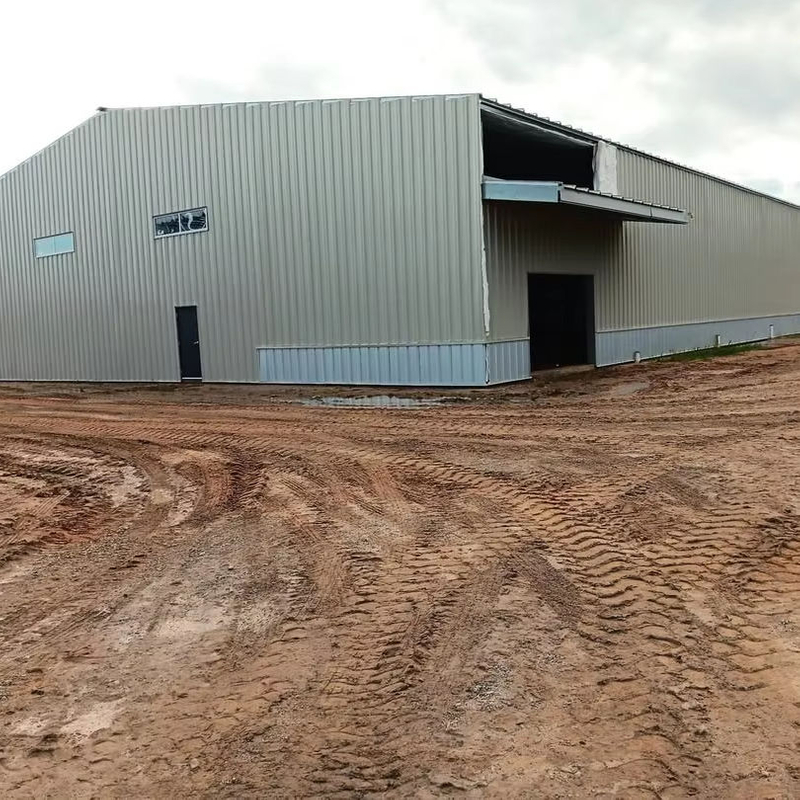 2025 Construction Update Making Great Progress Steel Building Project Doors Windows Installed Wall Sheeting Nearing Completion