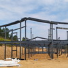 Two-Story Steel Structure Tourist Center Metal Frame Building Construction