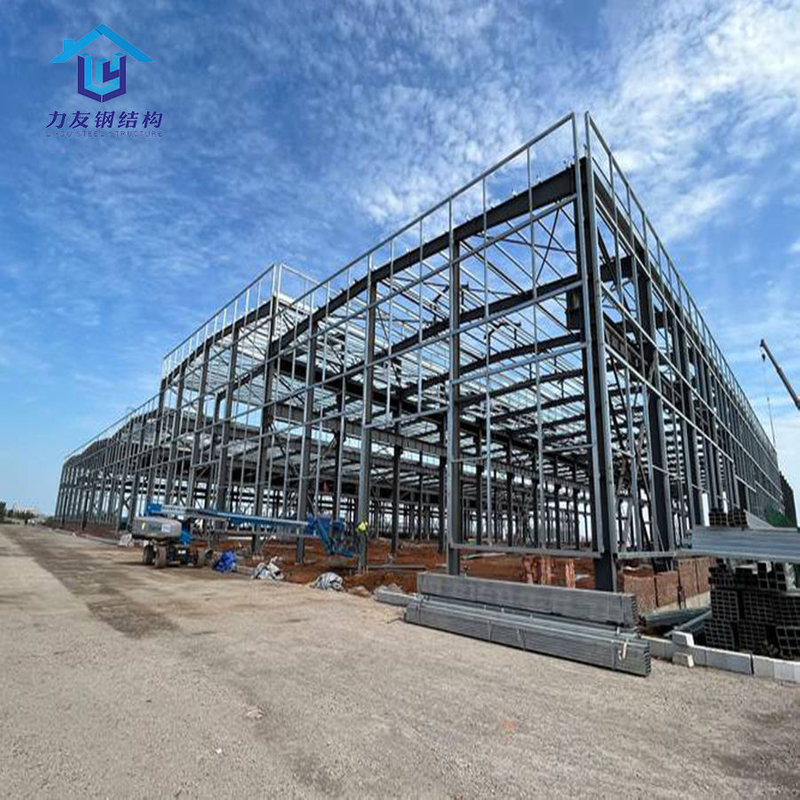2025 Prefabricated Galvanized Steel Structure Warehouse Construction Metal Shed Buildings for Plant Design Workshop