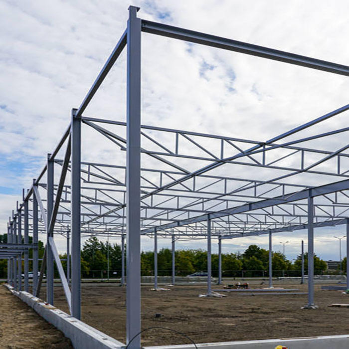 2024 Steel Structure Shopping Mall Storage Big Supermarket Metal Building H Steel Materials Commercial Building