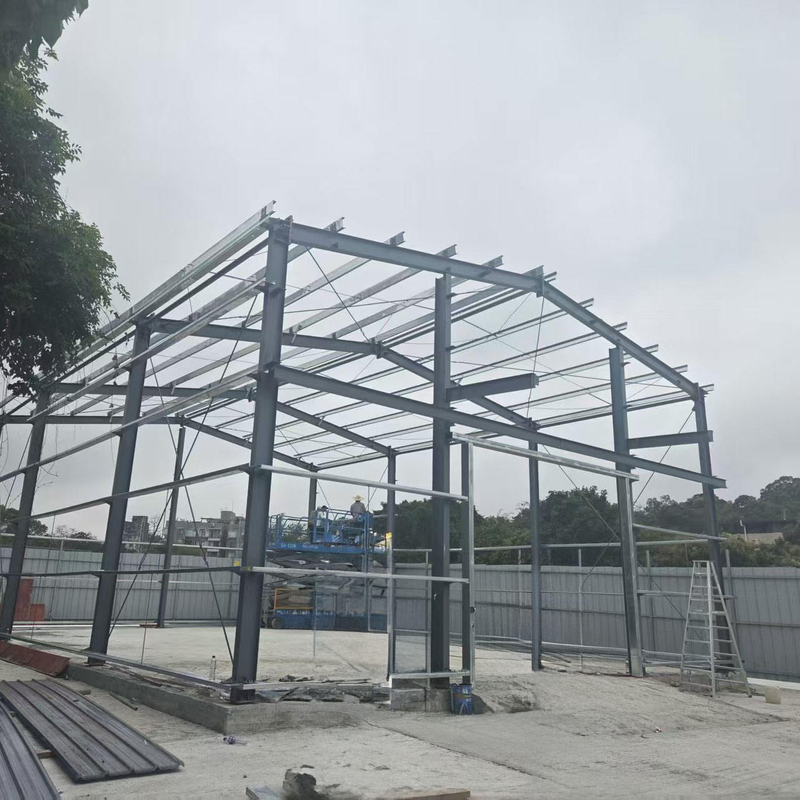 Steel Structure Prefabricated Metal Hangar Steel Frame Workshop Plants Prefab Warehouse Kits in Hongkong