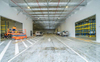 2025 Design Construct a State-of-the-art Industrial Depot Structure Features 50m clear Span to Accommodate Internal Servicing