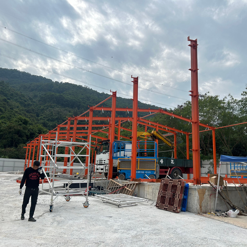 2025 Light Steel Structure Building Prefabricated Warehouse Cold-room Storage Factory in Hongkong