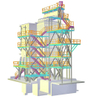 2025 Steel Structure Office Building Workshop Steelstructure Planning a Boiler Platform Planning Office for Steel Construction