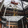 2025 Steel Structure Office Building Workshop Steelstructure the Assembly Metal Structure Supporting Glass Roof of the Courtyard