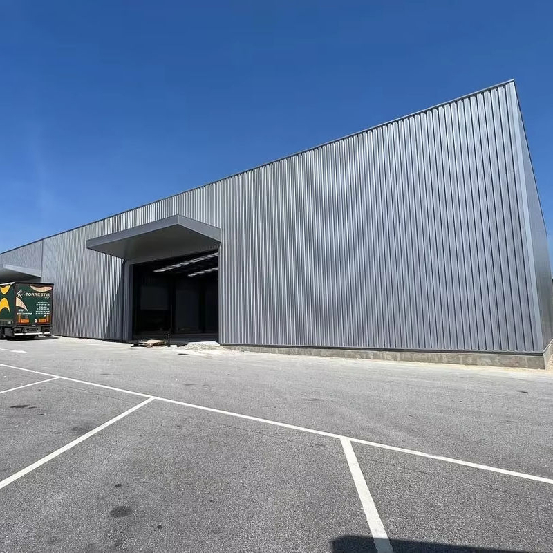 2025 Warehouse Nearing Completion Construction Works Metalstructure Engineering Quality Steelstructure Coatings Facades Roofing