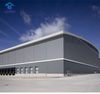 curved steel roof structure