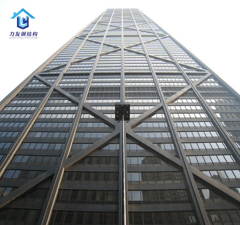 Factory Metal Space Frame Steel Structure Building Prefab Warehouse Commercial Office Prefabricated Steel Structures Building
