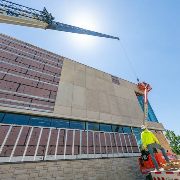 2025 the Project Consists of 174 Arcis Panels Totaling Roughly 4,800 Sq. Ft. Work on the Track System to Support the Panels