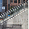 2025 Stair Tower Structural Steel Framing Stairs Decorative Cable Rails Structural Steel Canopy Roof Fit Outdoor Workout Area