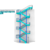 2025 Planning a Stair Tower With Curved Stringers Construction Round Curved Railing-high Stringers Intermediate Levels Stability