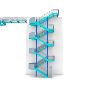 2025 Planning a Stair Tower With Curved Stringers Construction Round Curved Railing-high Stringers Intermediate Levels Stability
