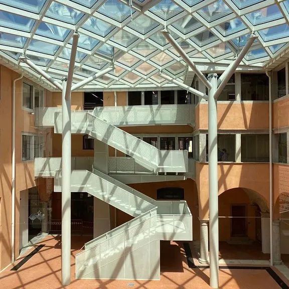 2025 Steel Structure Office Building Workshop Steelstructure Open Day at the New Mediateca Delle Dolomiti at Palazzo Crepadona