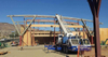 2025 Steel Structure Office Building Impressive Little Kwik-E-Mart Including Two 100ft+ Curved 20x12 Beams