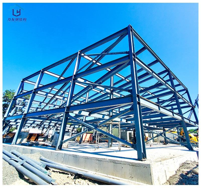 Easy Assemble Multi-Storey Metal Carports Shed New Design Steel Structure Building Warehouse Workshop Construction House