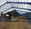 Industrial Steel Structure Prefabricated Metal Warehouse Storage Shed Light Steel Frame Workshop Hangar Building for Sale