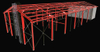 fireproof structural steel frame