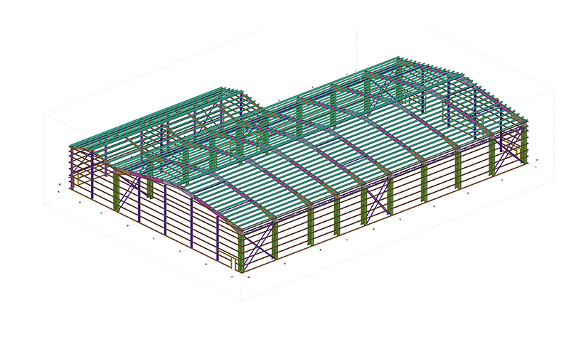 earthquake resistant steel frame
