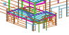 Steel Structure Storage Warehouse Shed With A Office Mezzanine Area