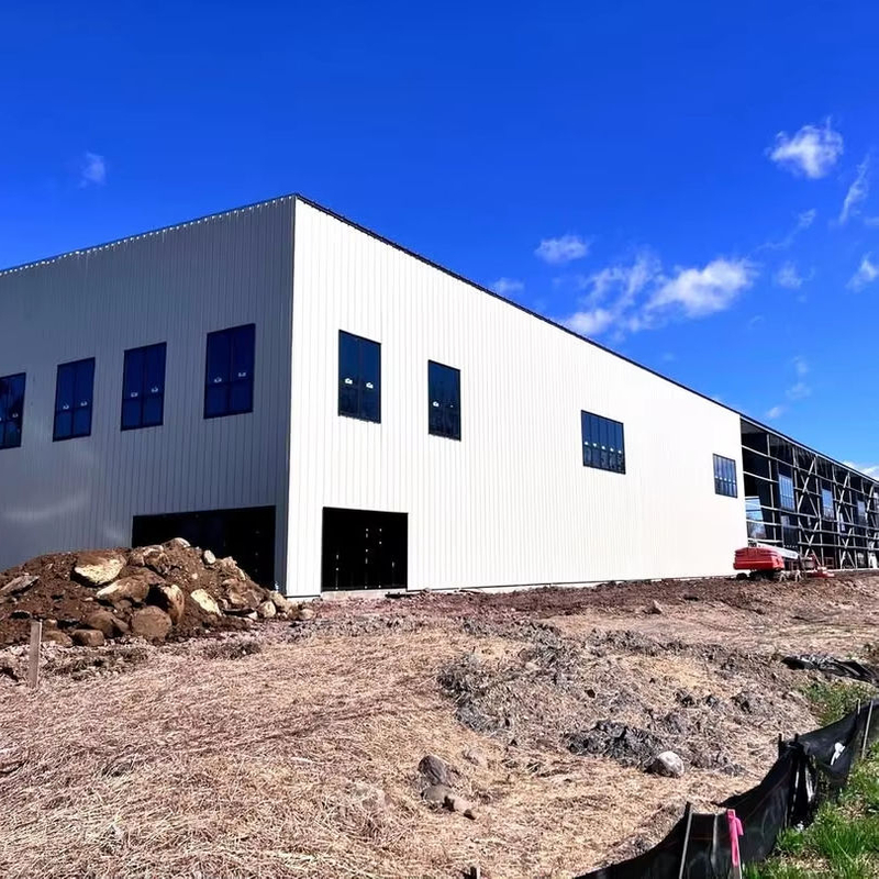 2025 New Factory Expansion Project Progress UpdateWindows in Walls Going up on NY Project Despite the Rain and Weather Condition