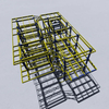 2024 Galvanized Less Rust Portal Frame Small Steel Frame Hangar for Storage and Maintenance