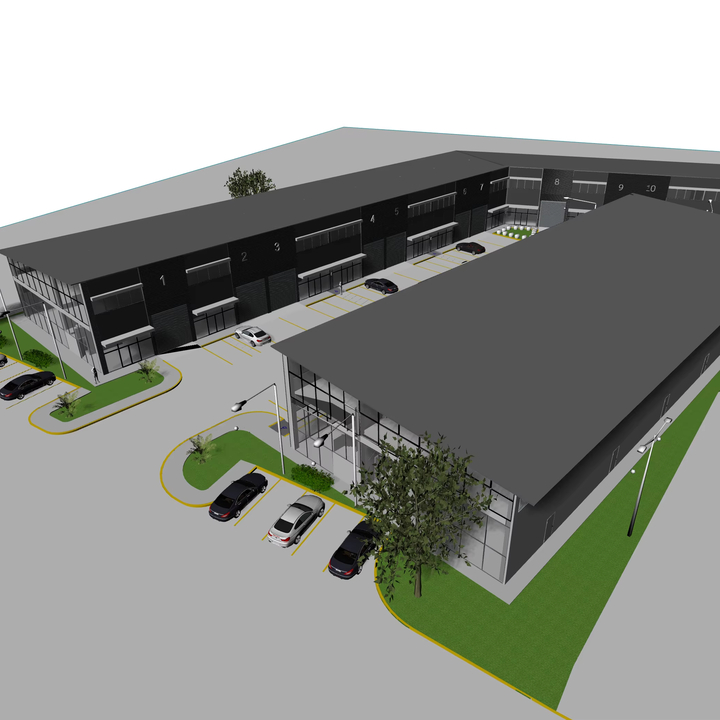 2025 Two Double-storey Metal Framing Workshops and Offices in the Netherlands