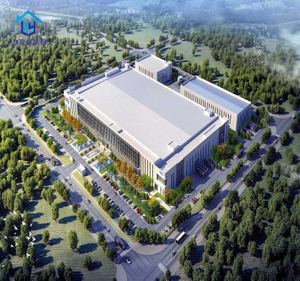 Light Steel Structure Building Workshop Prefabricated Construction Precast Design for Industrial Prefab Warehouse