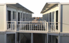 2025 Prefabricated Modular Container House Quick Installation Rockwool Sandwich Panel Container House of Construction Site